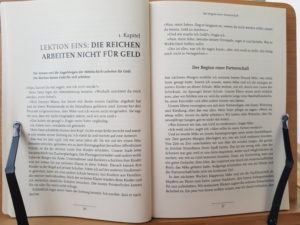 Anfang von Kapitel 1 des Buches "Rich Dad, Poor Dad" von Robert Kiyosaki